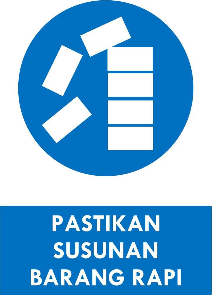 Pastikan Susunan Barang Rapi